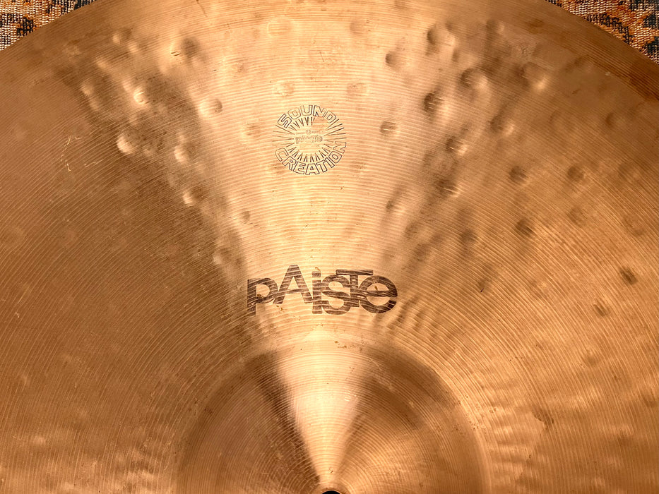 VINTAGE PAISTE Sound Creation 22” DARK RIDE 3184 g THE FAMOUS PAISTE! DeJohnette! CLEAN!