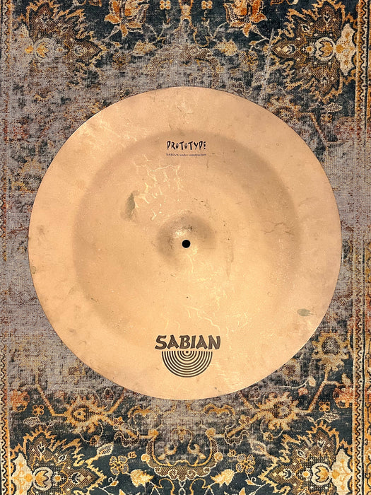 UNIQUE JACK DEJOHNETTE Sabian PROTOTYPE Encore PANG CHINA 20” 2093 g