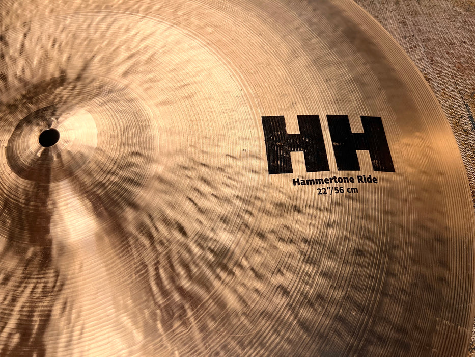 Sabian Crescent HH Hammertone Ride 22” 2513 g Jeff Hamilton LIGHT SMOOTH MINT Don’t Pay $700