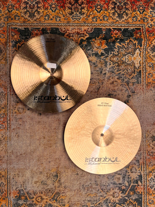 Rare Crisp ISTANBUL Mehmet SULTAN Hihats 13” 867 1046 g PERFECT! TIGHT But Dark! Hand Hammered!