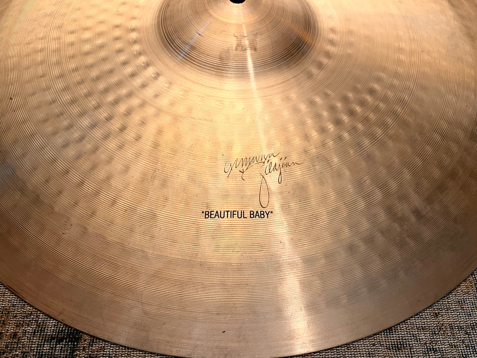 Zildjian Armand BEAUTIFUL BABY 19” Sizzle Ride EARLY 1828 g SMOOTH MELLOW!  Crashes! Why Pay $480