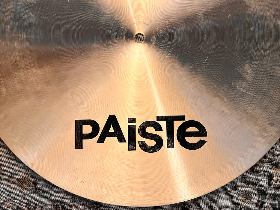 RARE Vintage Paiste SOUND CREATION 20” MELLOW Ride 2480 g Almost FLAT Clean! Controlled!