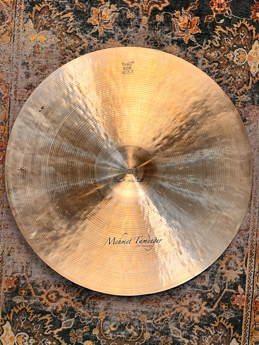 RARE DARK SMOKY ISTANBUL MEHMET 60th ANNIVERSARY RIDE 22" Sizzle 2295 g 1/2 LATHE