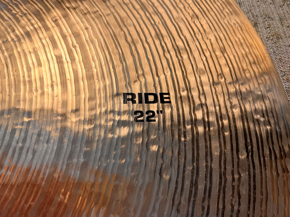 PERFECT PAISTE ORIGINAL Twenty 22” RIDE 3424 g SUPER CLEAN! Raw Bell Hand Hammered!