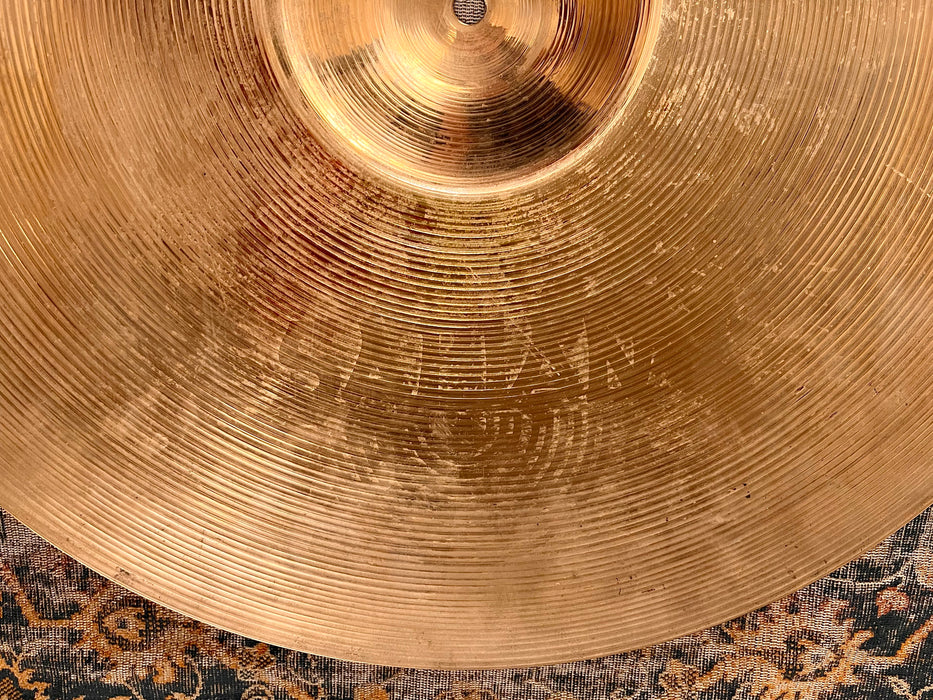Unique ENGRAVED Vintage Sabian 21” Factory ROCK RIDE 3320 g AA Semi-Dry! Amazing Bell! Classic Tone!
