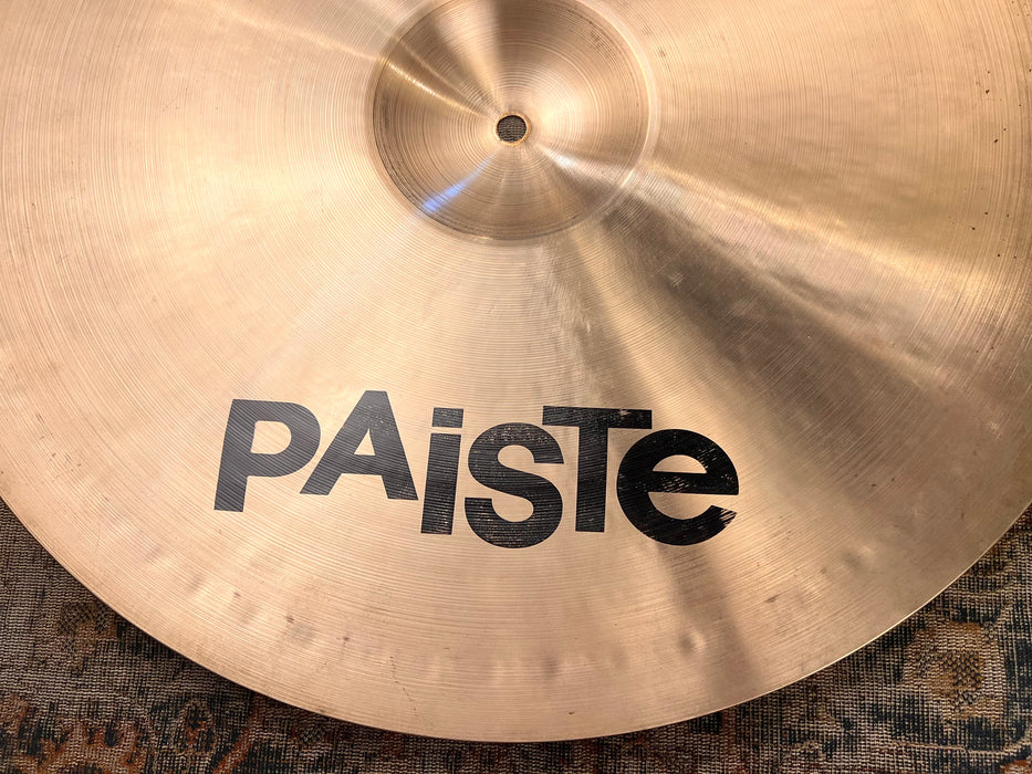 RARE Vintage Paiste Sound Creation BRIGHT MEDIUM RIDE 20” 2529 g SUPER CLEAN Look and TONE