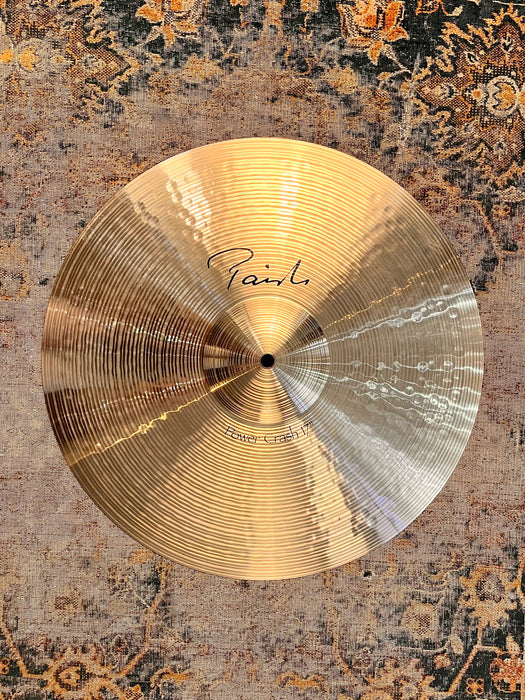 PAISTE SIGNATURE Power Crash 17” PERFECT Shape! 1440 g PROJECTION! WHY PAY $500??