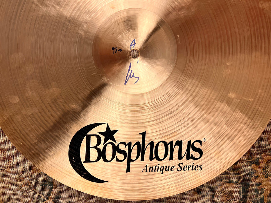 Bosphorus ANTIQUE Sultan Factory THIN CRASH 16” 970 g PERFECT! Hand Hammered FAST CRASH w/SHIMMER