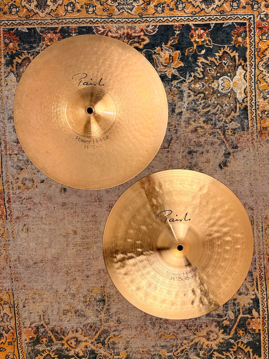 PAISTE SIGNATURE 14” Power Hihats 1152 1382 g THE ORIGINALS! Ultra Crisp! WHY Pay $662?!!