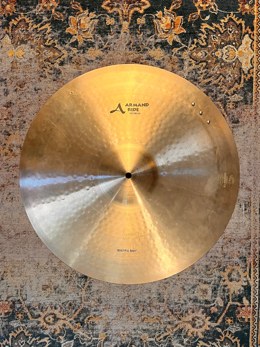Zildjian Armand BEAUTIFUL BABY 19” Sizzle Ride EARLY 1828 g SMOOTH MELLOW!  Crashes! Why Pay $480