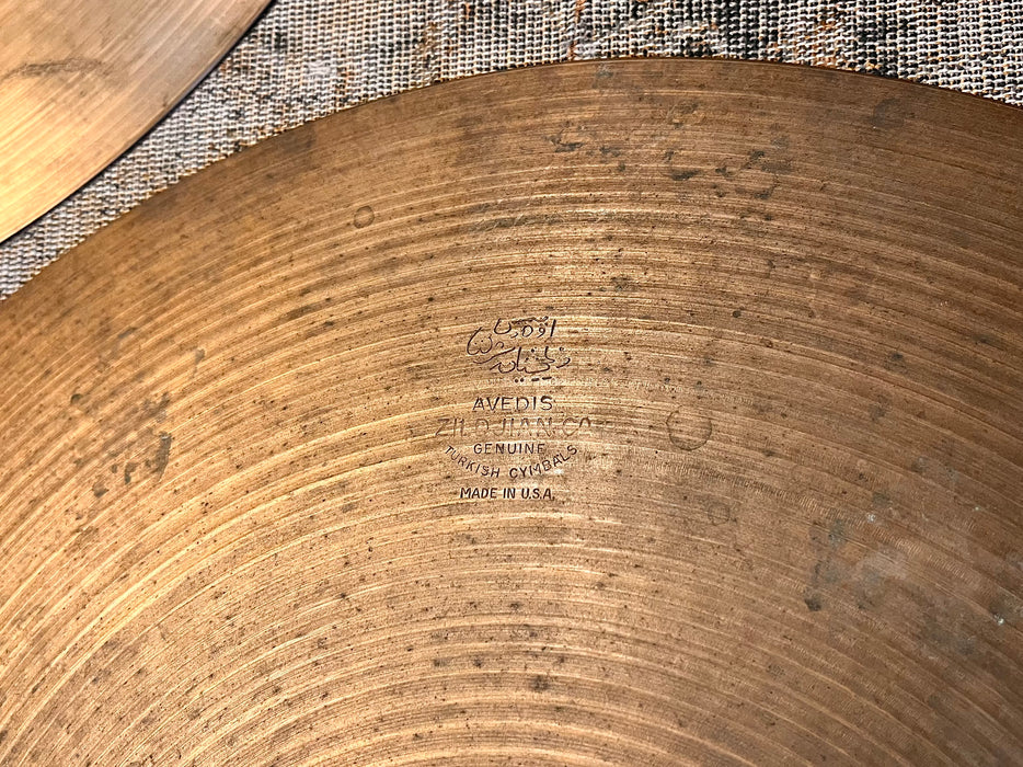1960s Vintage Zildjian 15” EARLY New Beat Hihats 930 1426 g Sound Incredible 50+ Years Old!