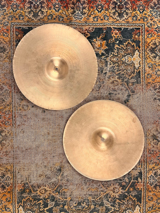 THIN TOP Vintage Zildjian 14” Hihats ONLY 716 g Over 1186 g Light Complex Sound Incredible! New Beats