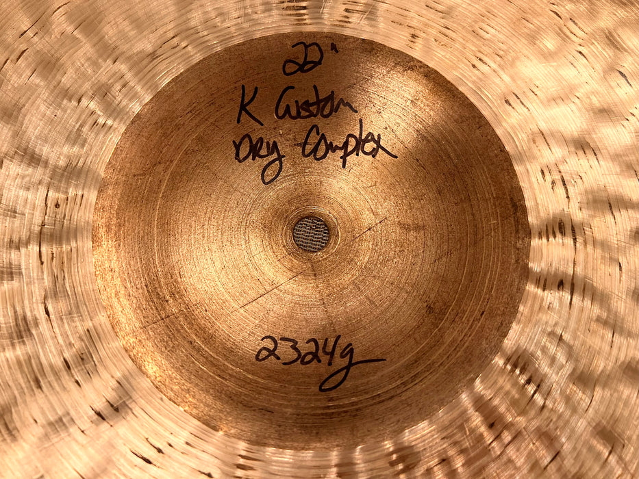 ZILDJIAN 22” BILL STEWART PROTOTYPE K Custom Dry Complex Ride 2324 g PERFECT! Collectible