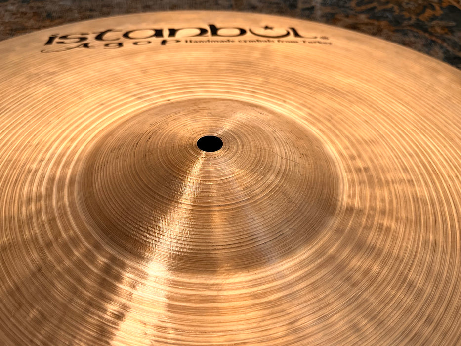 Earlier ISTANBUL AGOP Traditional Factory CRASH RIDE 20” 2066 g Amazing DARK Complex Crashable