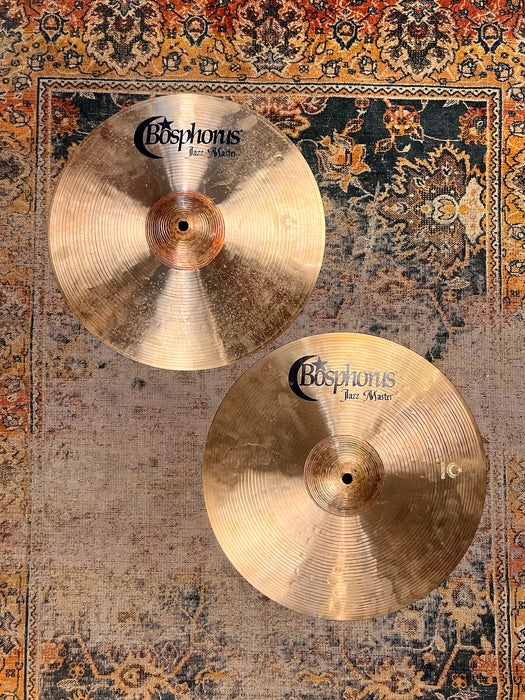 Bosphorus JAZZ MASTER Hihats 14” 790 1214 g LIGHT w/AIRY COMPLEXITY! Hard To Find