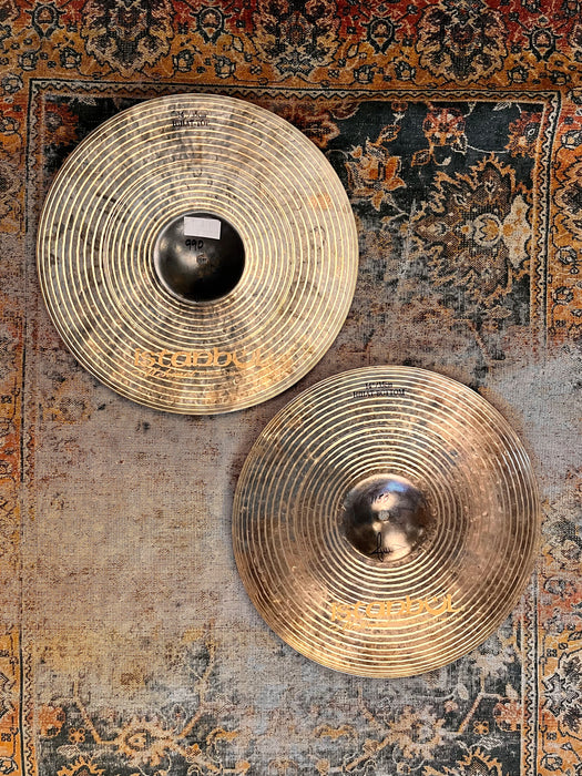 Dark Dry Istanbul Mehmet Kirkor K 14” Hihats 990 1150 g IMMACULATE Unique Black Gold