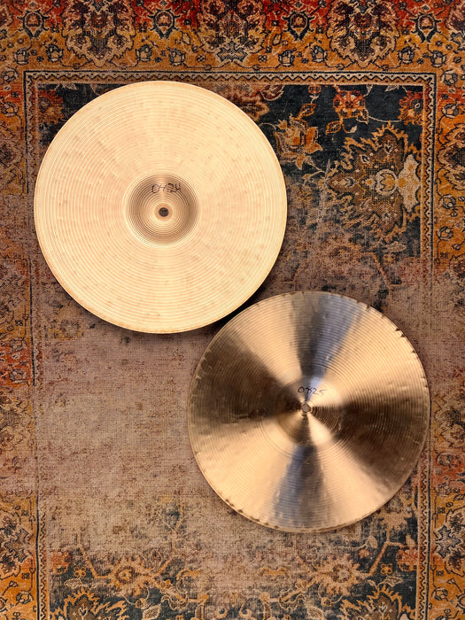 Earlier Zildjian K Hihats 14” 1080 1420 g ULTRA CRISP Dark Tone! TIGHT! Classic 80s/90s K Sound!