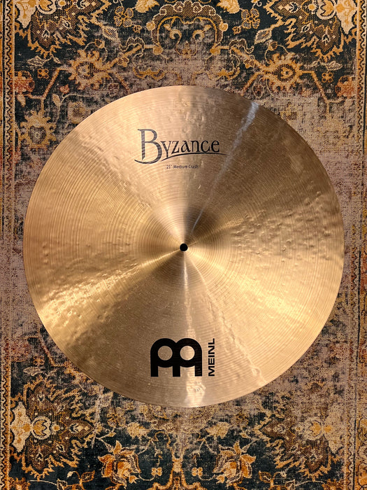 Glorious Warm Dark Meinl BYZANCE Medium Crash 21” 2093 g CLEAN! WHY PAY $480?