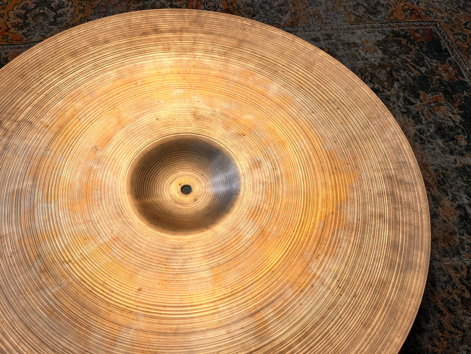 BIG Light 1960s Vintage Zildjian 22” Light Crash Ride ONLY 2496 g Complex Thin 22”