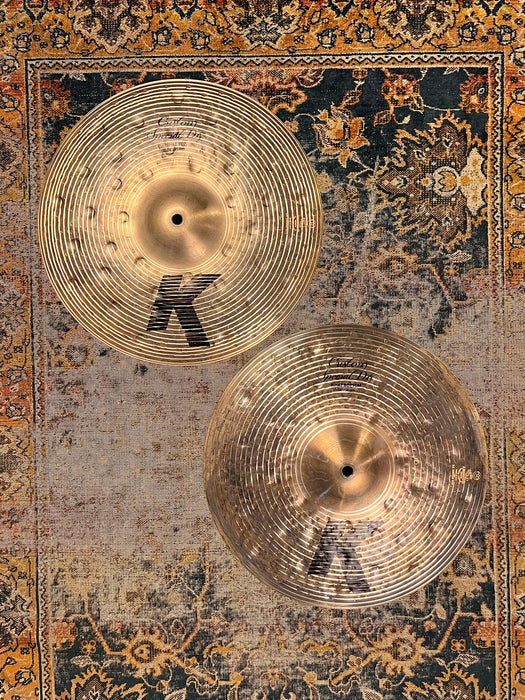 IN BAG MINT DRY Dark Zildjian K Custom SPECIAL DRY Hihats 14” 888 1340 g