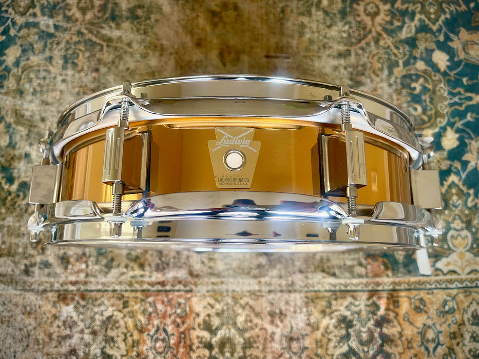 DISCONTINUED Hard to Find LUDWIG BRONZE Piccolo Snare 3” X 13” CLEAN Famous