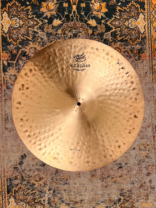 Zildjian K CONSTANTINOPLE LIGHT RIDE SIZZLE 20” 1874 g IMMACULATE! DARK! Crashable! Limited!