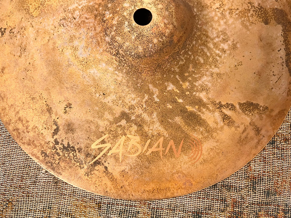 Sabian SICK HATS 10” Hihats 346 474 g Effects! Raw Unlathed FAST Complex! Perfect Condition!