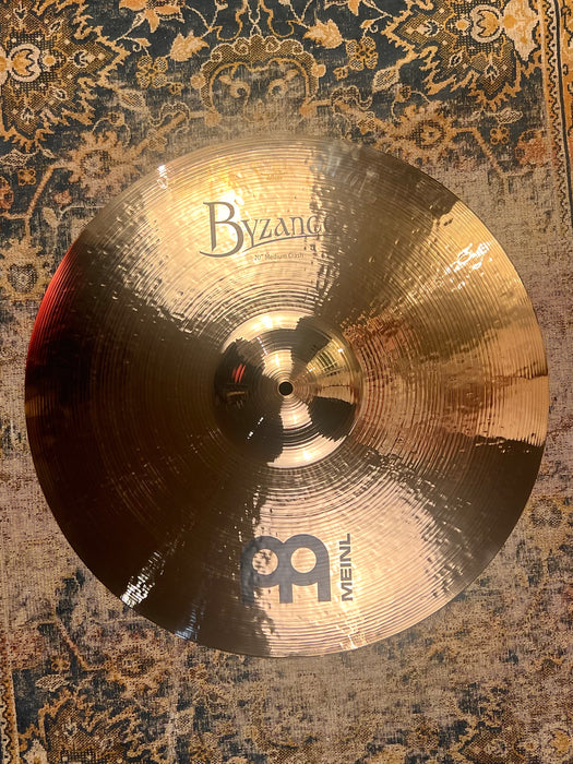 IMMACULATE In Bag DARK FULL Meinl BYZANCE Medium Crash 20” 1872 g WHY PAY $450?