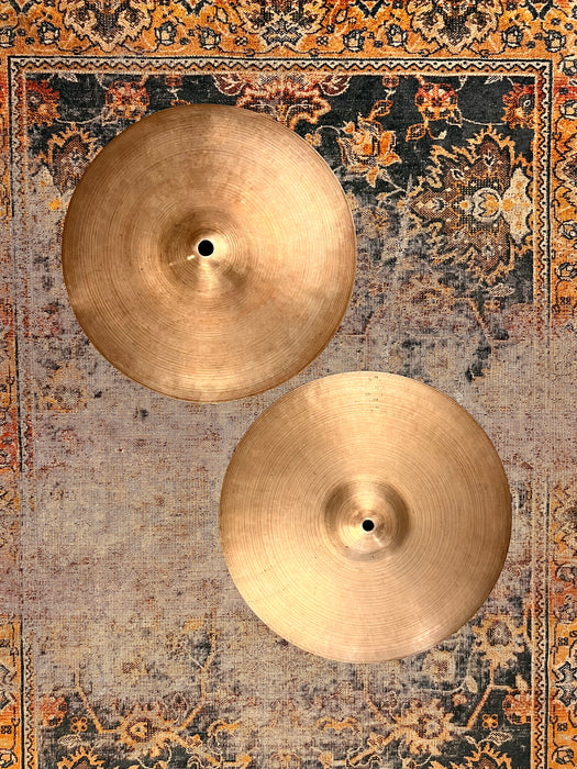 Vintage Zildjian ISTANBUL K HIHATS RARE 13s” PAPER THIN 540 560 g FROM 1940s! Dry Complex