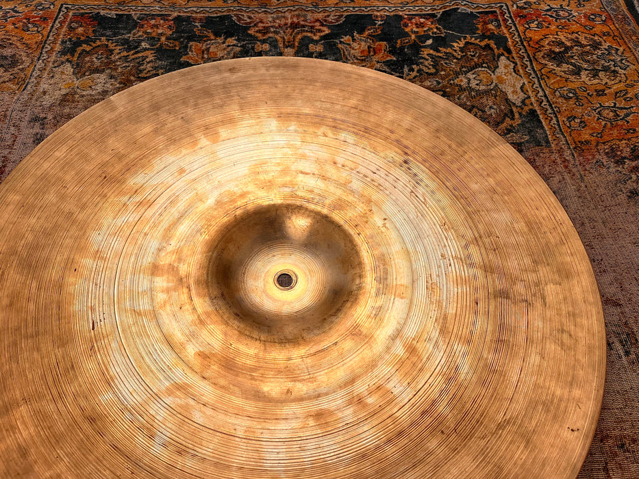 1960s Vintage Zildjian 20" Ride Crash 2654 g DRY SMOOTH And Versatile! CLASSIC 60s Zildjian