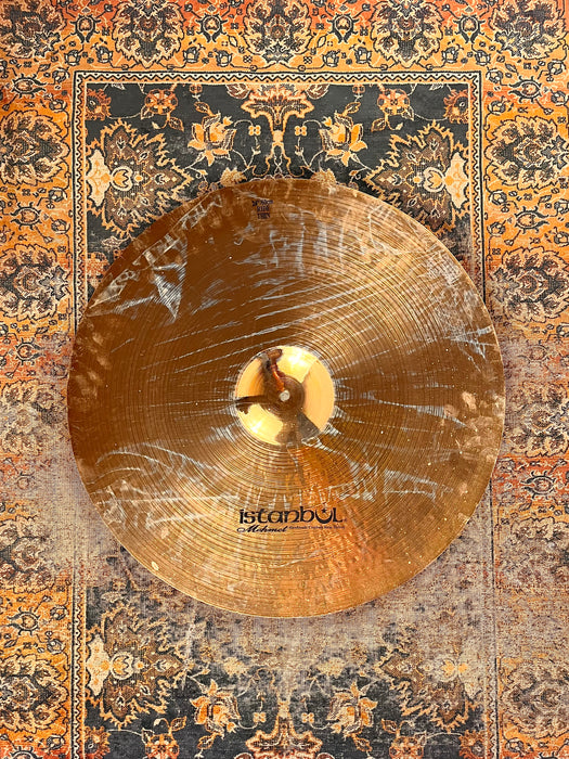 HUGE 24” ISTANBUL Mehmet BRILLIANT Thin Ride 2759 g CRASH! Incredible Dark Shimmer! RARE