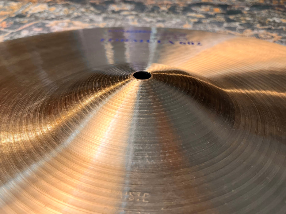 ULTRA Rare PAISTE BLUE LABEL 602 22” HEAVY NOS PERFECT! STEWART COPELAND ‘81! 3150 g