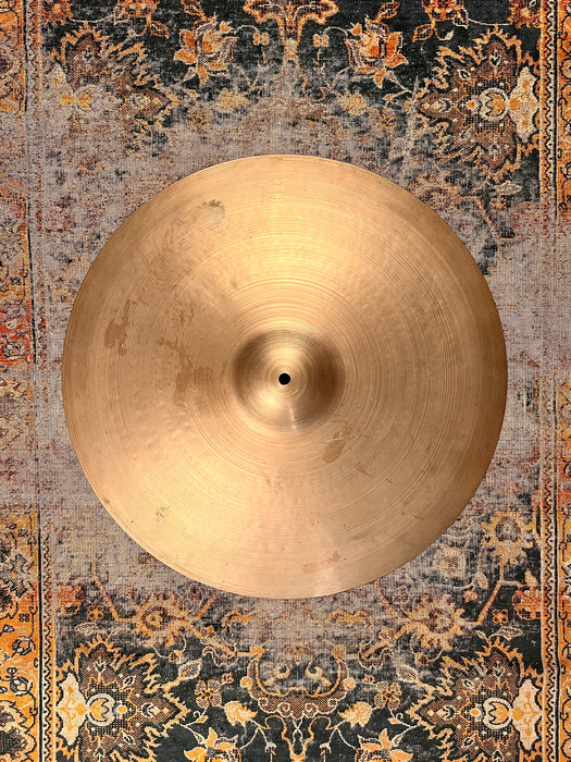 1950s Vintage Zildjian Light Complex Ride Crash 20” 1976 g Hand Hammered Thinner! Classic!
