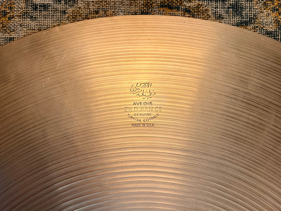 Hand Hammered Early 1960s Vintage Zildjian 20” LIGHT Crash Ride 2093 g Beautiful Full Crash! LUSH! Versatile