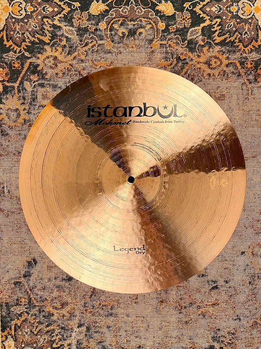 ULTRA DARK ISTANBUL Mehmet 18” LEGEND DRY THIN CRASH 1324 g PERFECT AMAZING Dark Crash