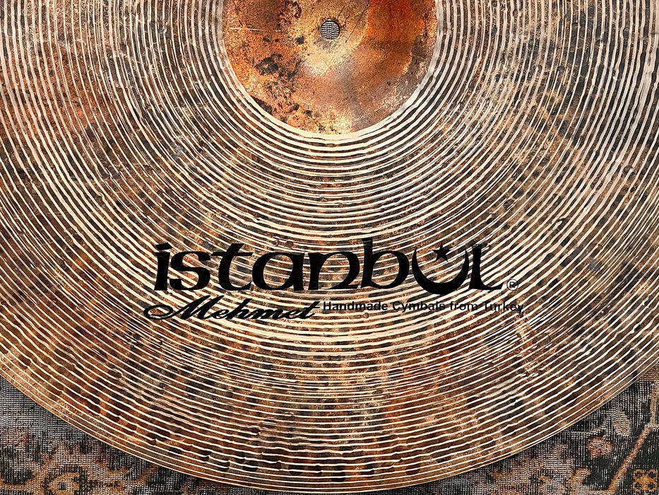 Rare ULTRA DARK MASSIVE ISTANBUL Mehmet 24” Ride Dark Crash 2897 g MC Jazz PERFECT!
