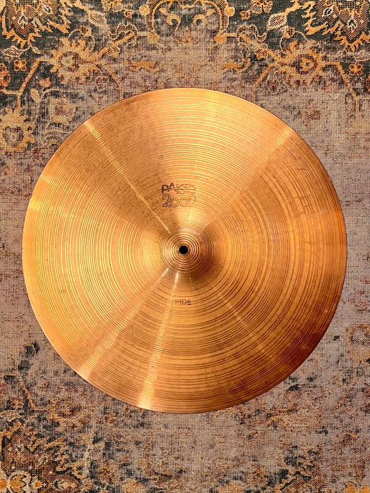 BONHAM Vintage Paiste 2002 Ride 18” 1608 g CLASSIC TONE Discontinued! VERY RARE