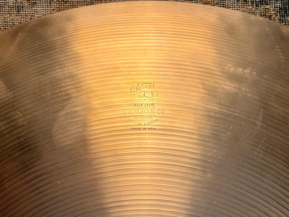 Hand Hammered Complex 1960s Vintage Zildjian 20” LIGHT Crash Ride 2056 g Light Airy! Versatile