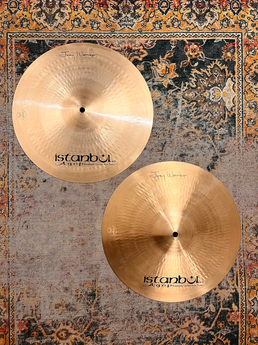 Istanbul AGOP JOEY WARONKER Hihats 14” 778 1112 g CLEAN! Responsive & Complex! Why Pay $607??