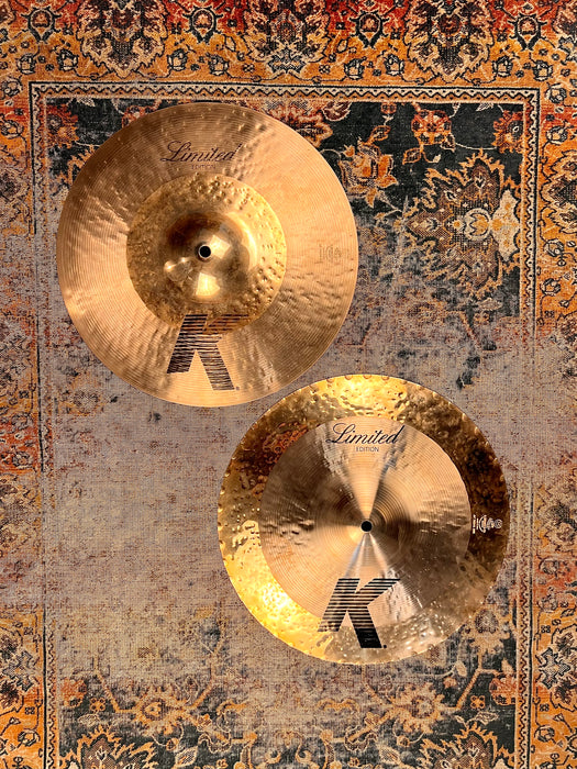 Rare REVERSIBLE LIMITED Zildjian K Custom HYBRID Hihats 14” 1116 1180 g CLEAN! Akira Jimbo