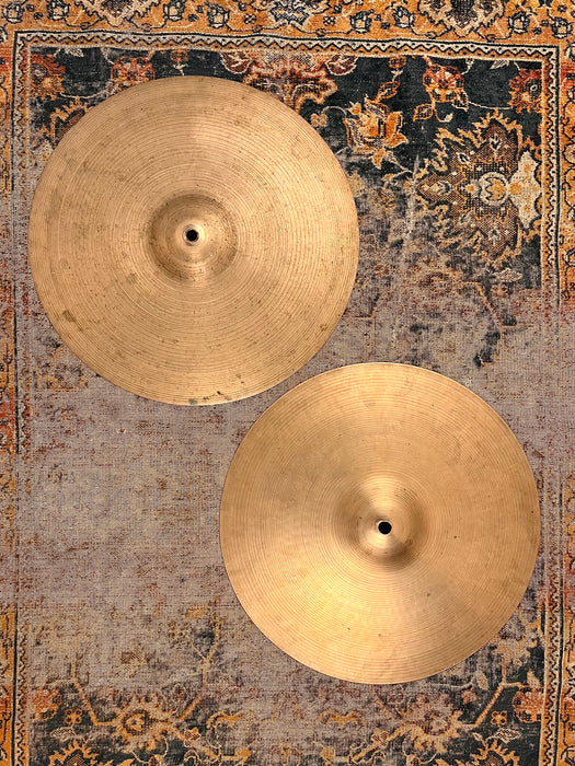 THIN TOP Vintage Zildjian 14” Hihats ONLY 716 g Over 1186 g Light Complex Sound Incredible! New Beats