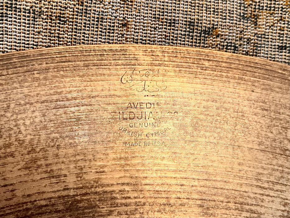 Zildjian AVEDIS Series 22” Ride Crash 2642 g SUPER SMOOTH Still Dry! Discontinued! Versatile!