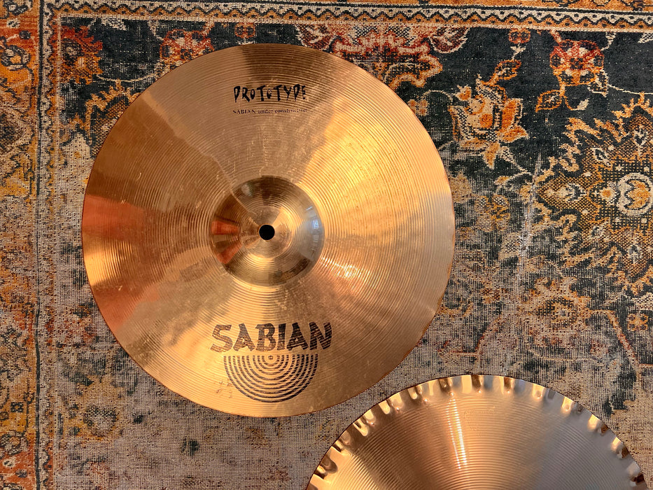 Sabian PROTOTYPE 2002 13” Sound Edge X-Celerator Hihats 821 1147 g CLEAN CRISP