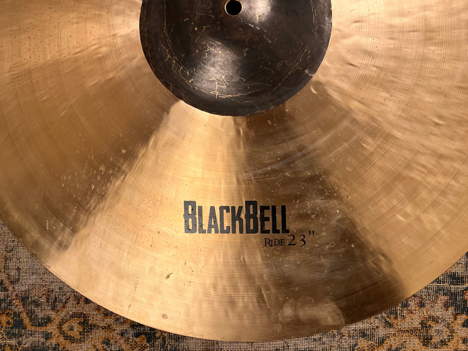 Rare 23” ISTANBUL Mehmet BLACK BELL Ride 3697 g DARK! Clean!  Raw Bell & Hand Hammered