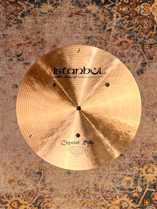 RARE Istanbul Mehmet Crystal Flat Ride Sizzle 15” 1538 g PERFECT! UNIQUE Quick Response