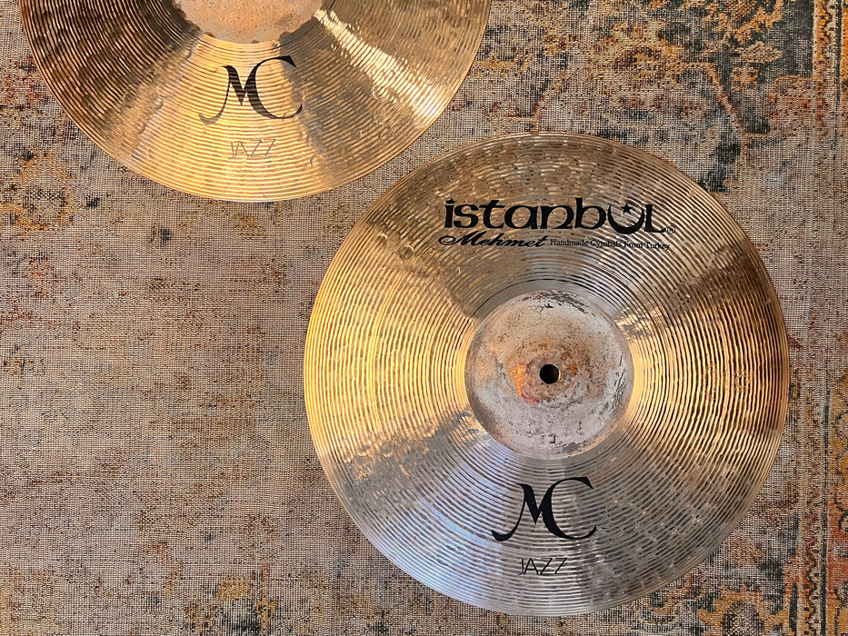 RARE Dark Complex Quick ISTANBUL MEHMET 13" MC JAZZ Hihats 828 1034 g Perfect! Responsive