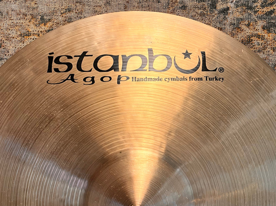 Earlier ISTANBUL AGOP Traditional Factory CRASH RIDE 20” 2066 g Amazing DARK Complex Crashable