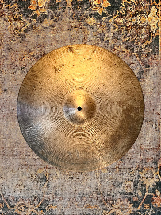 RARE Vintage Zildjian 16” FACTORY STAMPED MEDIUM RIDE 1150 g Tight Controlled SEMI-DRY Responsive!