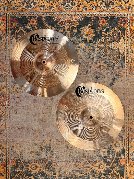 Rare BOSPHORUS HYRBID Master Hihats 13” 740 960 g LIGHT Complex Airy! MINT!