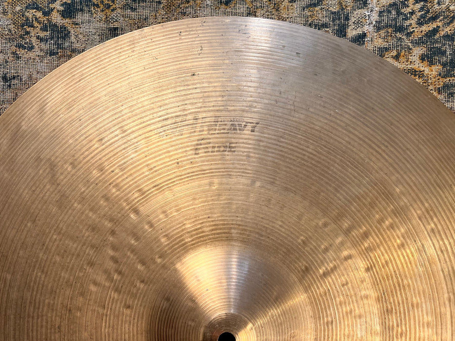 EARLY Vintage SABIAN HH Hand Hammered 21” Heavy Ride 3298 g CANADIAN K Dark Defined